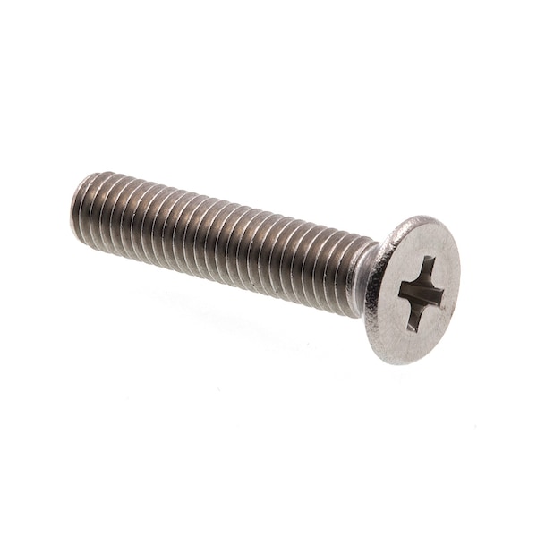 Prime-Line Machine Screw, Metric, Flat Head, Phillip Drive M5-0.8 X 25MM A2-70 Stainless Steel 10PK 9121364 - main